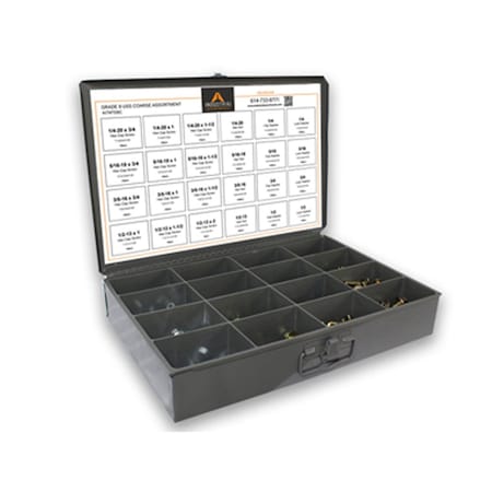 1275 Piece Metric 8.8 Coarse Thread Bolt And Nut Drawer Assortment